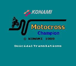 Motocross Champion (english translation)